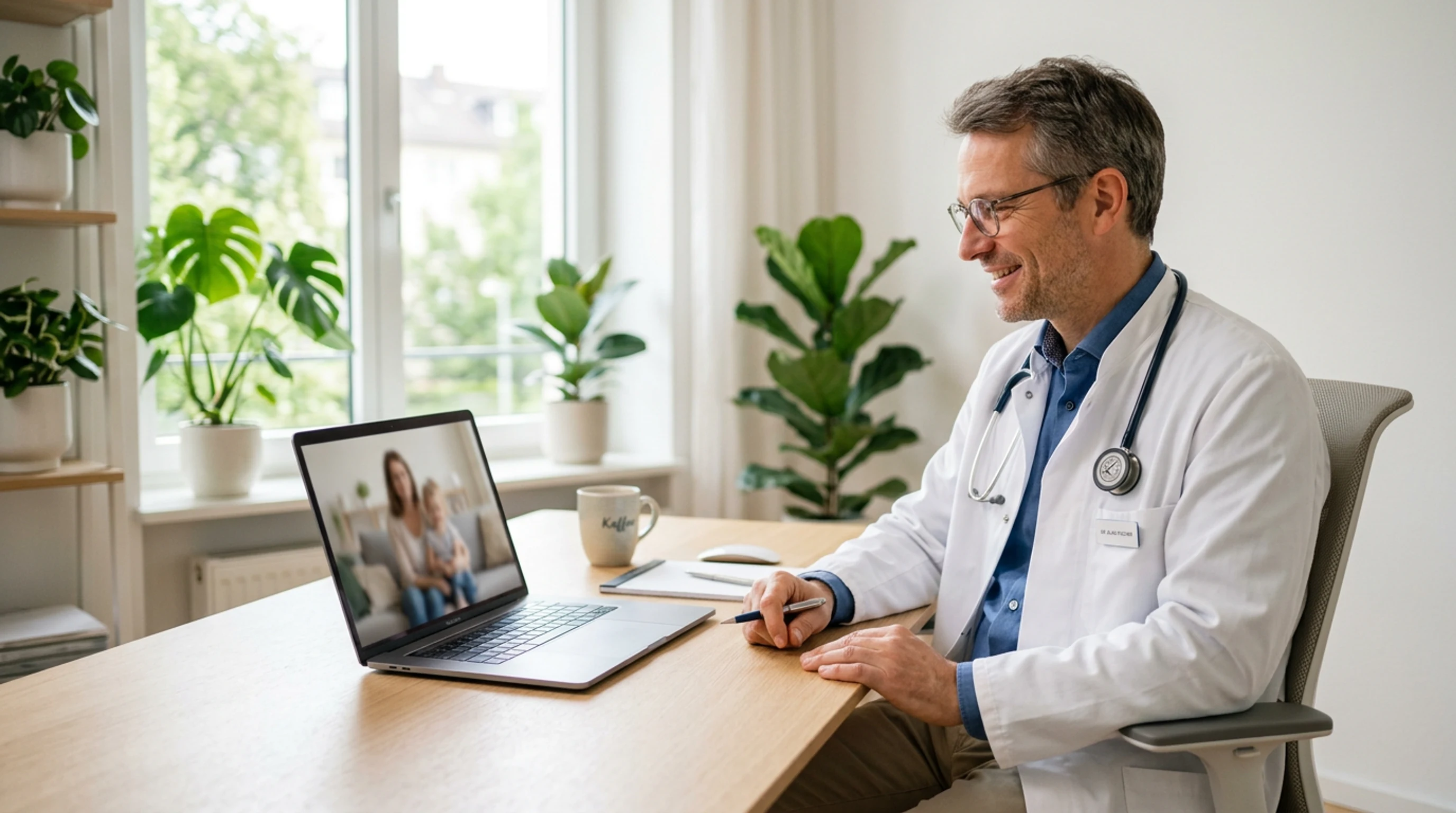 Cannabis-Arzt in der Online-Sprechstunde